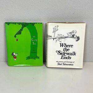 Shel Silverstein The Giving Tree 1964 & Where the Sidewalk Ends 1974 HC DJ
